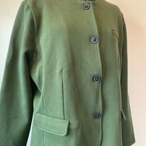 Banana Republic Green Cotton Woven Jacket